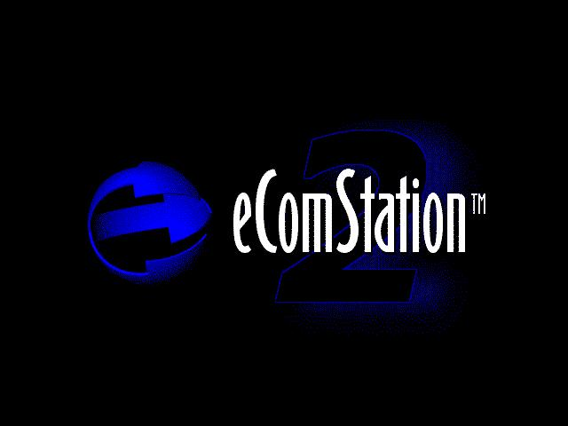사진 12: 부팅했을때 나오는 eComStation 로고