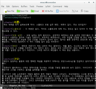 emacs with AUCTeX