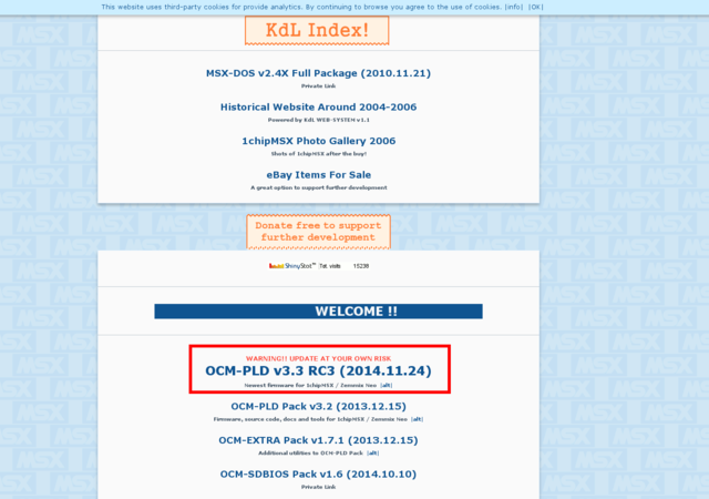 OCM Rom Download Page