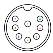 8pin din(DIN 45326)